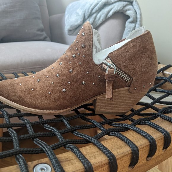 SIGERSON MORRISON Haile studded suede ankle boots - Picture 1 of 8